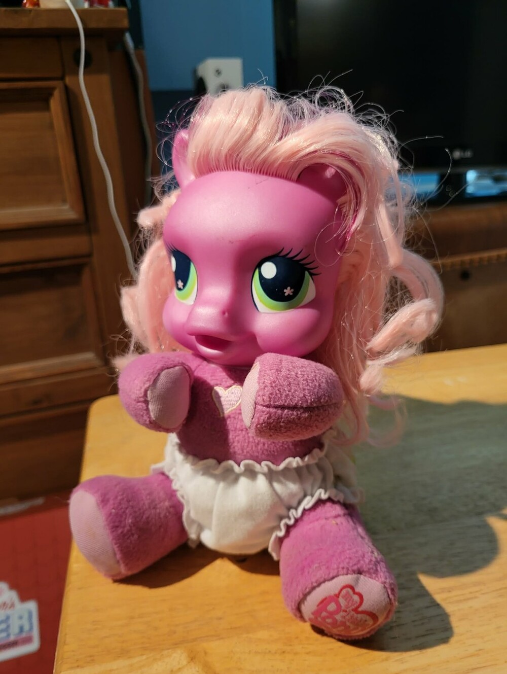 Vintage  Hasbro My Little Pony 9" Talking Cherilee Baby Works